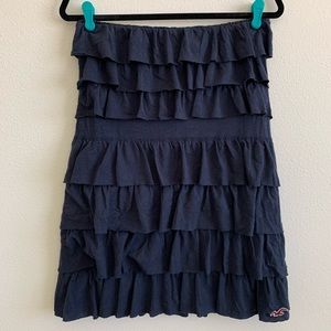 Strapless Ruffle Dress